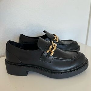 H&M Chunky Chain Link Loafers